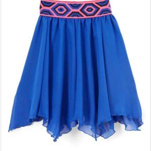Girl's Royal Blue Skirt Sz M - NEW